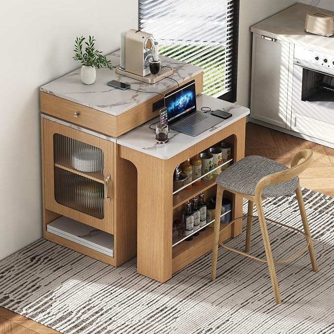 Natural + Faux Marble Table + Particle Board+mdf + Particle Board