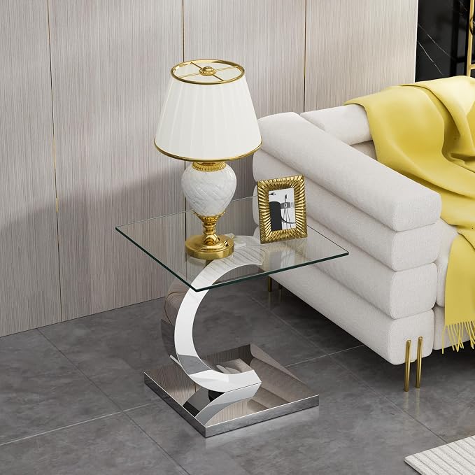 Silver End Table