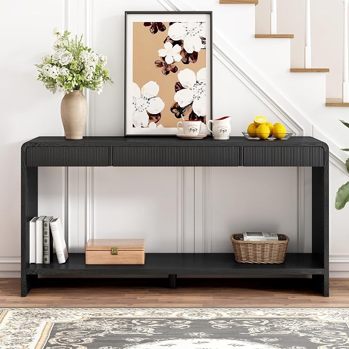 59.00'' Black (3-drawer)