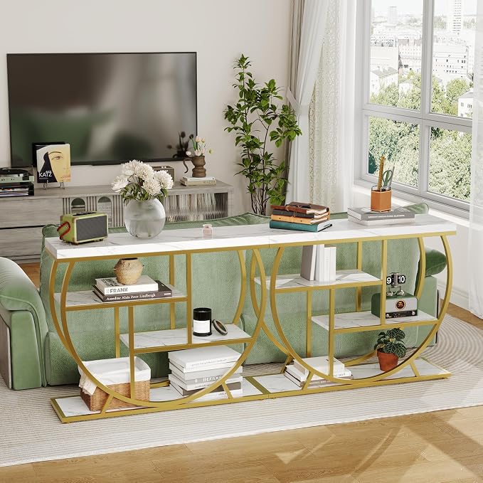 Gold Tube + Marble White