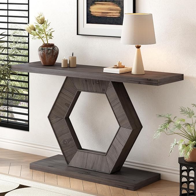 Hexagon Base-natural Wood