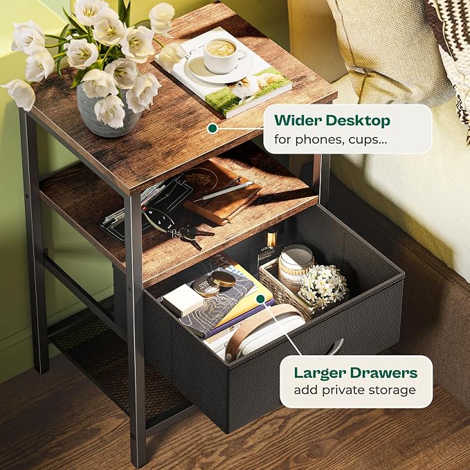 Rustic Brown and Black