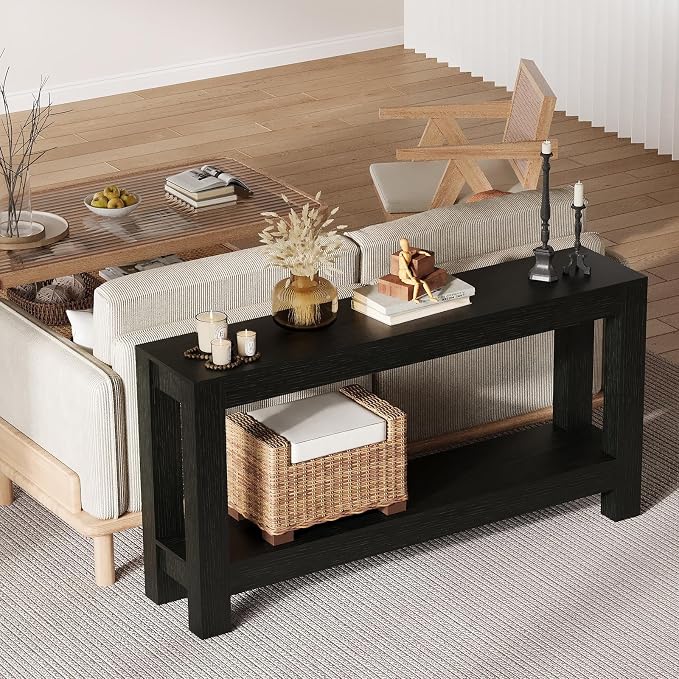 Black With Wood Grain