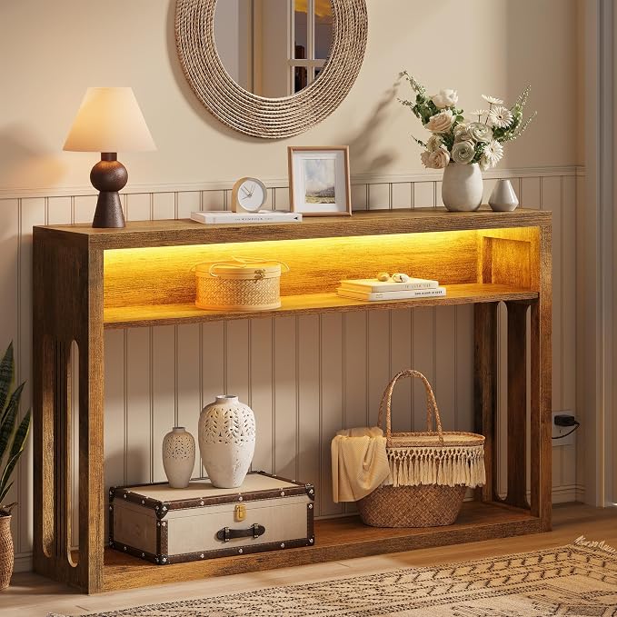 Rustic Brown-with Led