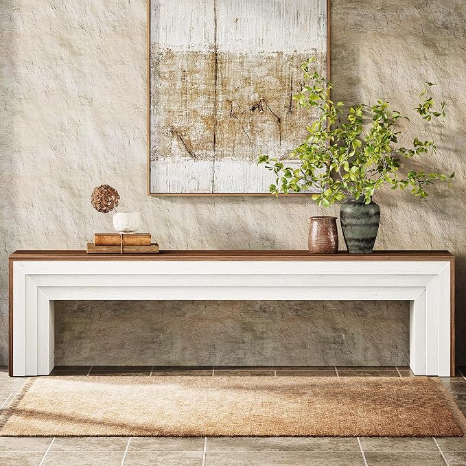 Rustic Brown & White