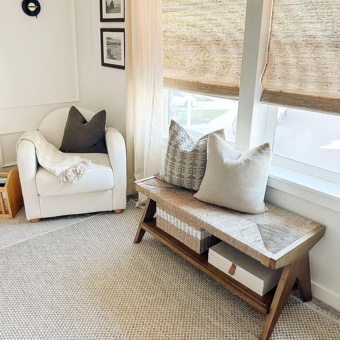 Brushed Light Brown/Seagrass