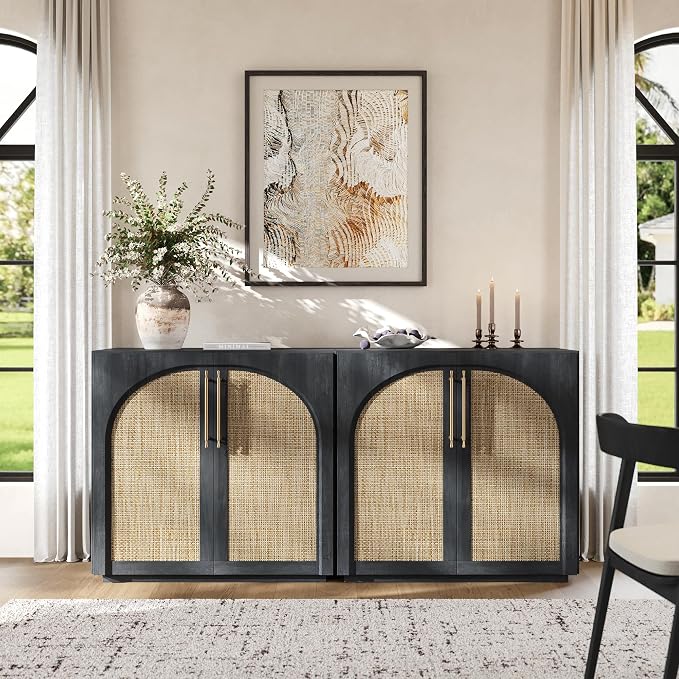 Black-rattan Doors