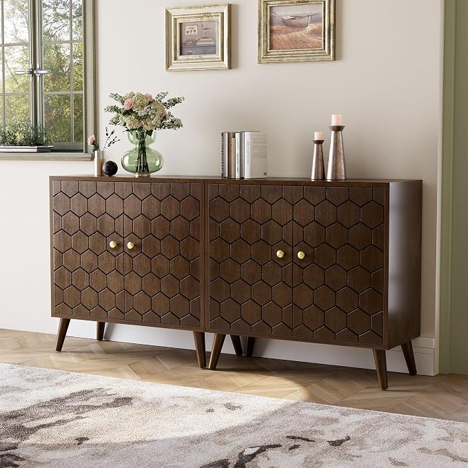 Brown Honeycomb Pattern