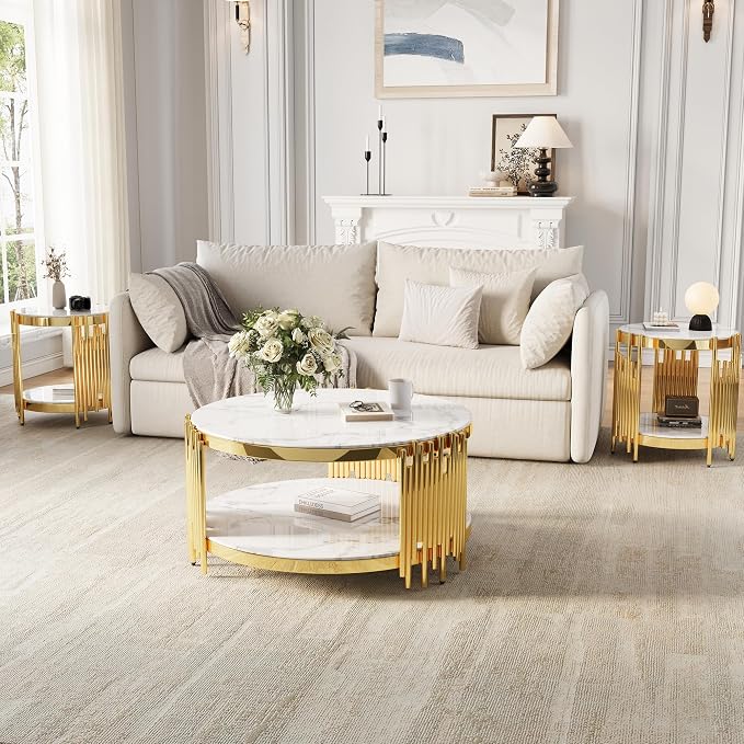 Gold+white