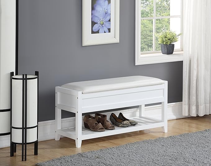 White Faux Leather