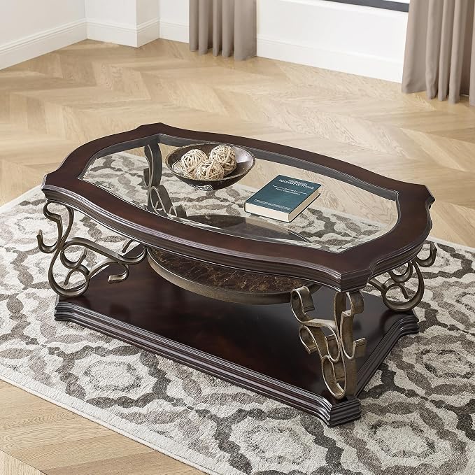 Coffee Table, Dark Brown