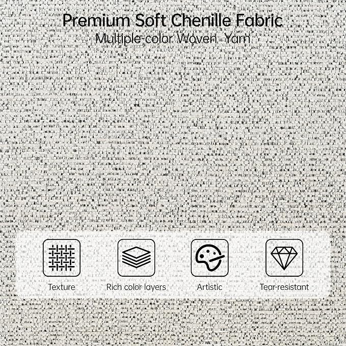 Heathered Off-white With Oak Leg