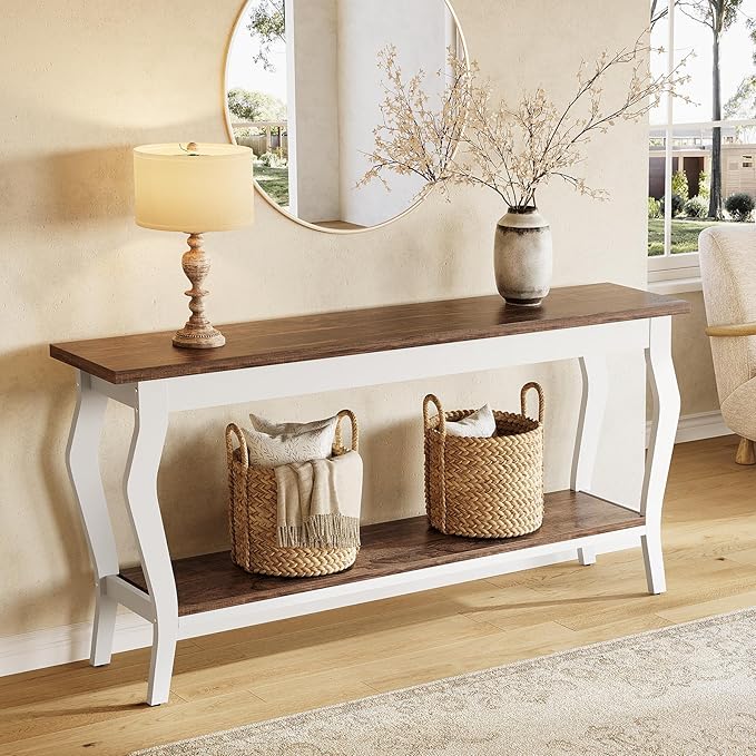 Brown & White