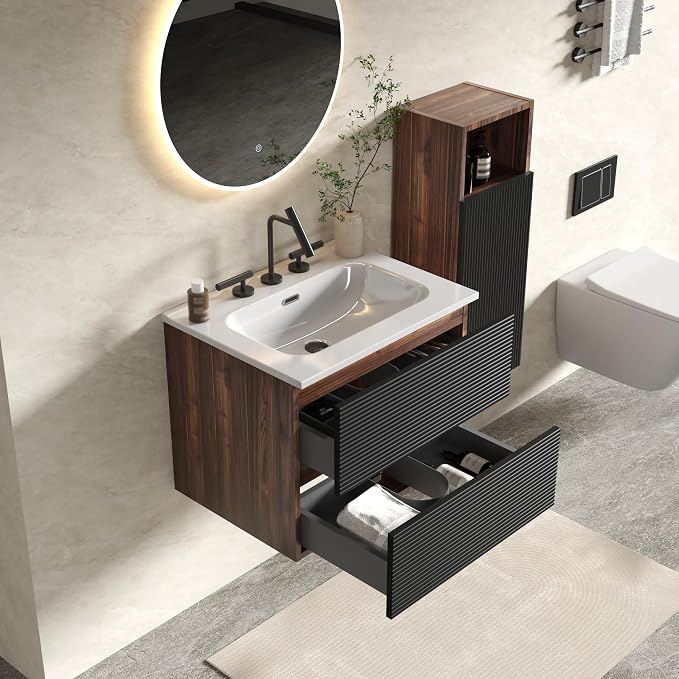 Walnut+black / 3 Holes