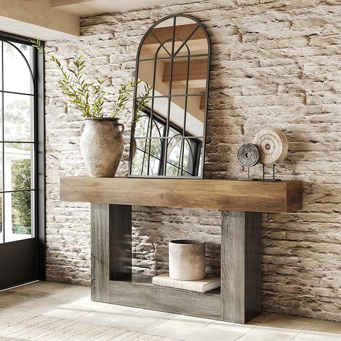 Rustic Brown and Grey