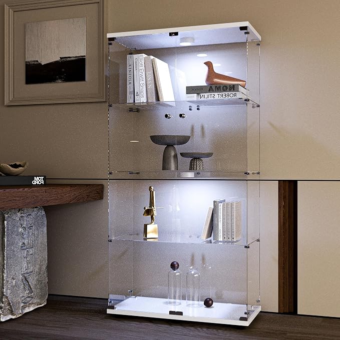4 Shelf &2 Door-white