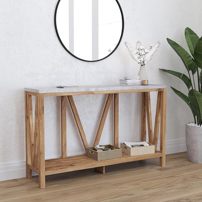 Warm Oak/Concrete