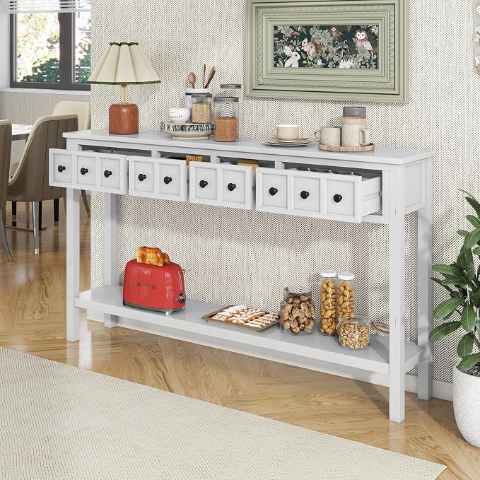 Antique White+2 Size Drawers