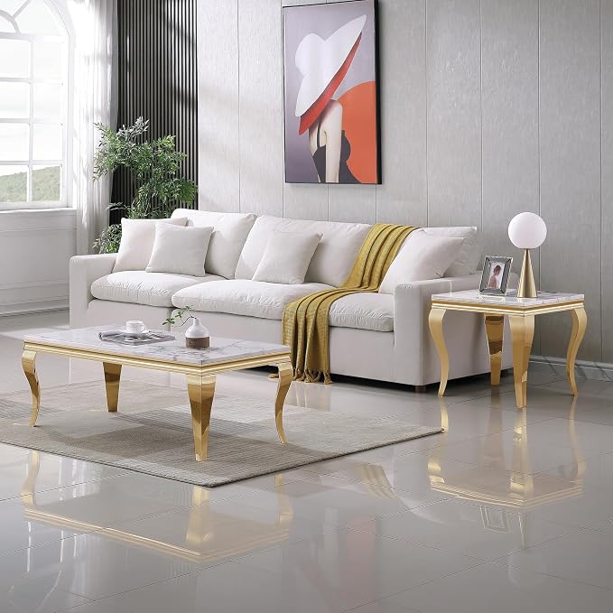 D-white Marble Gold20