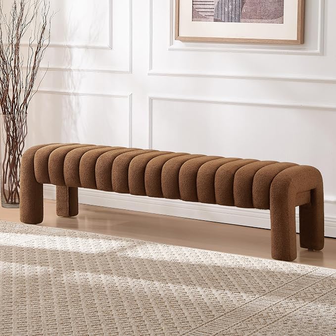 Rust Brown Boucle