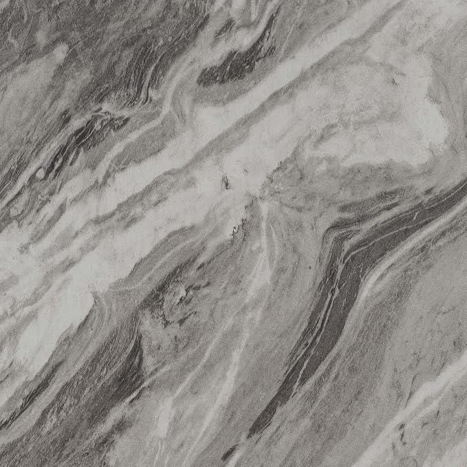 Gray Faux Marble/Black