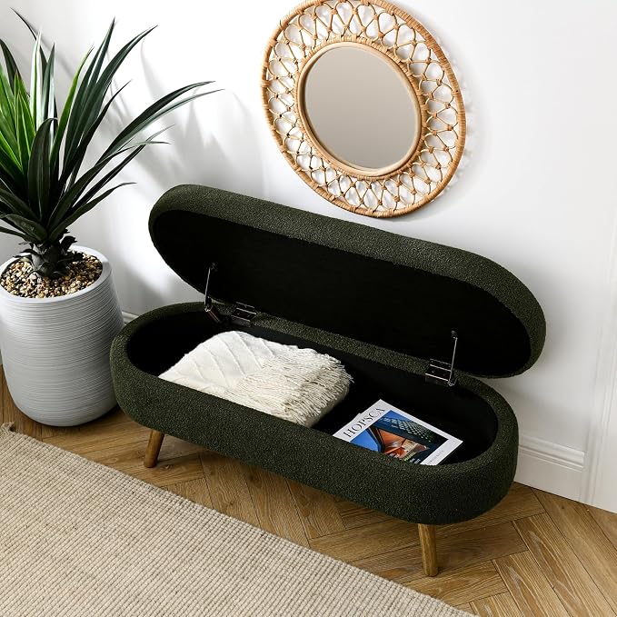 Green Bouclé