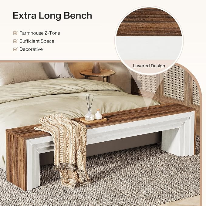 Rustic Brown & White