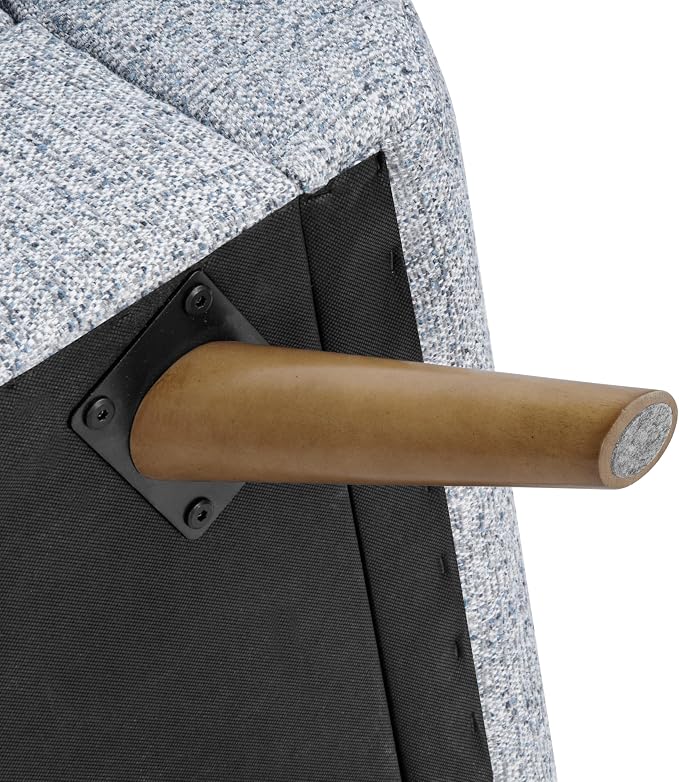 Blue Gray Woven Fabric