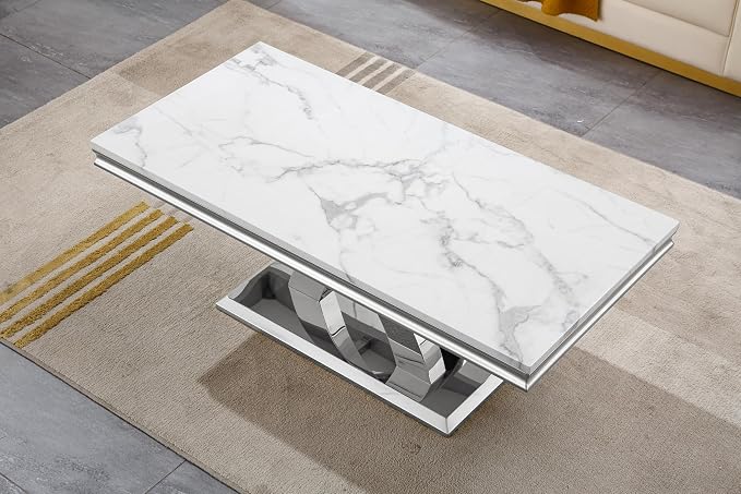 White Marble& Silver1