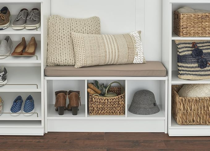 White With Tan Cushion