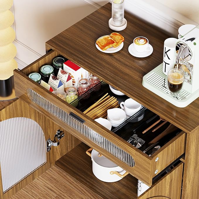 Sideboard W/Drawers_walnut