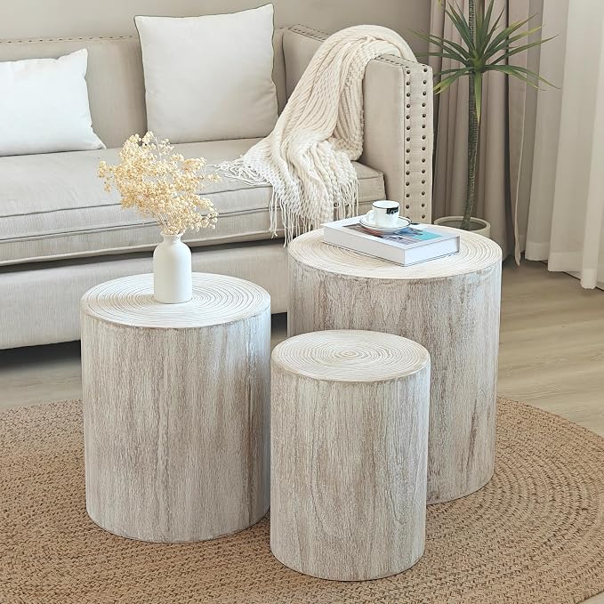 Set of 3-antique White