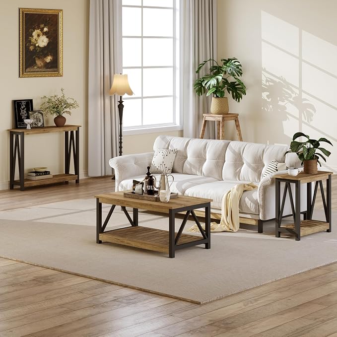 Rustic Oak & Black