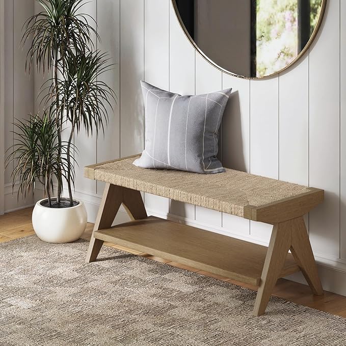 Brushed Light Brown/Seagrass