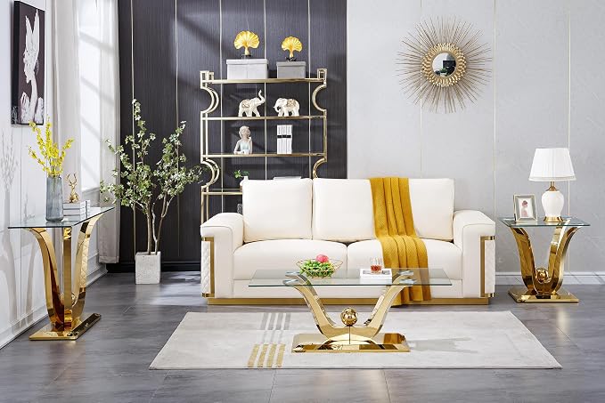Gold Console Table