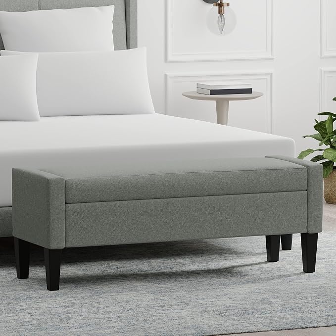 Stone (Light Gray) Without Nailhead Trim