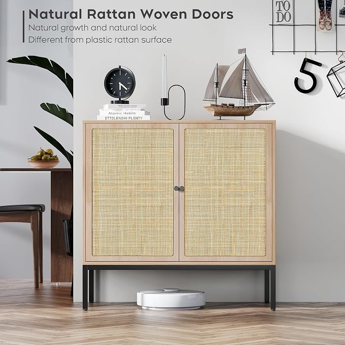 Natural With Square Doors
