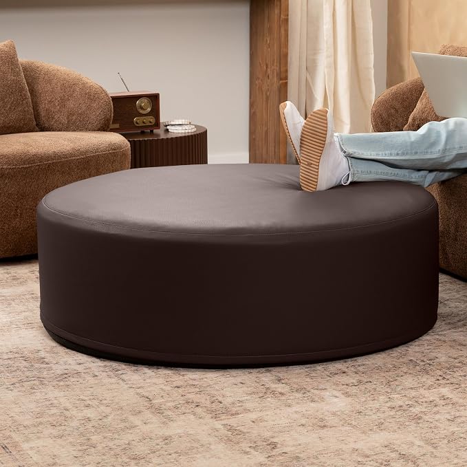 Faux Leather Chocolate