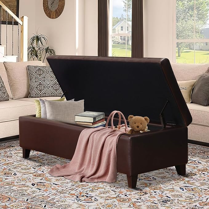Faux Leather Brown