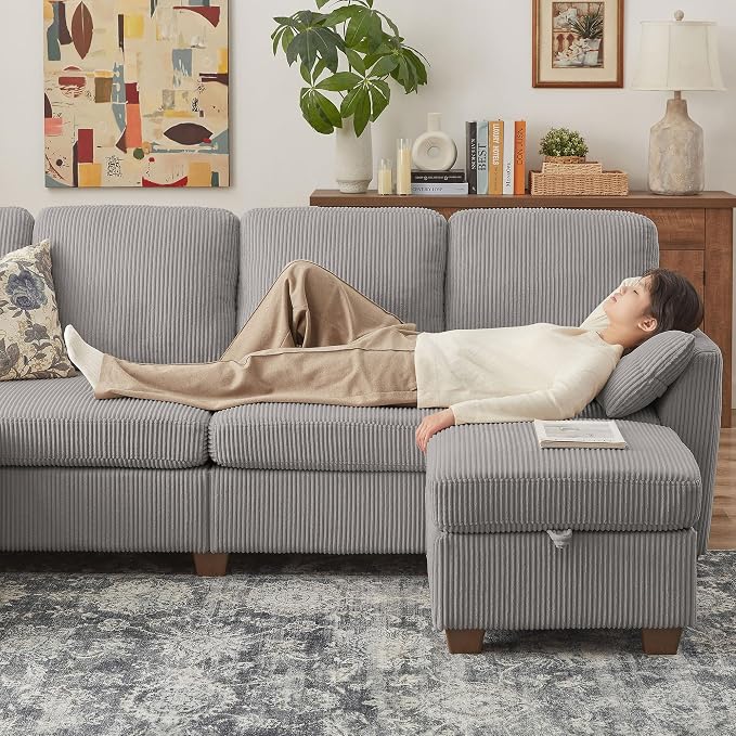 Corduroy-light Grey