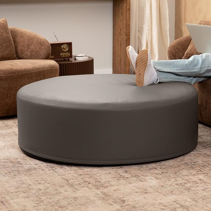 Faux Leather Gunmetal