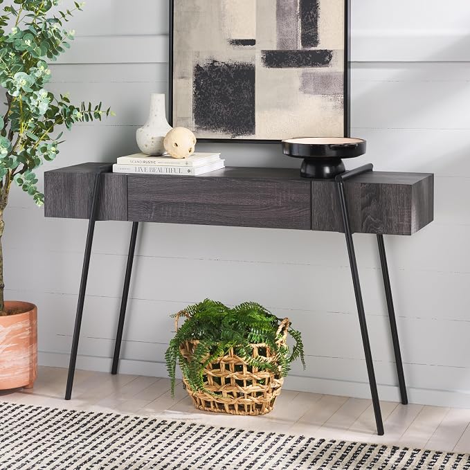 Dark Grey Oak/Black