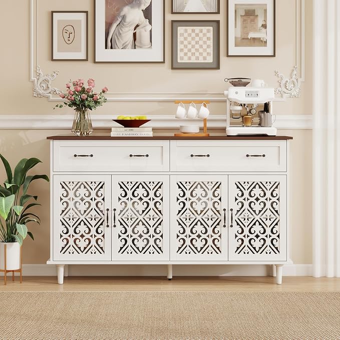 White Buffet - 1 Pcs