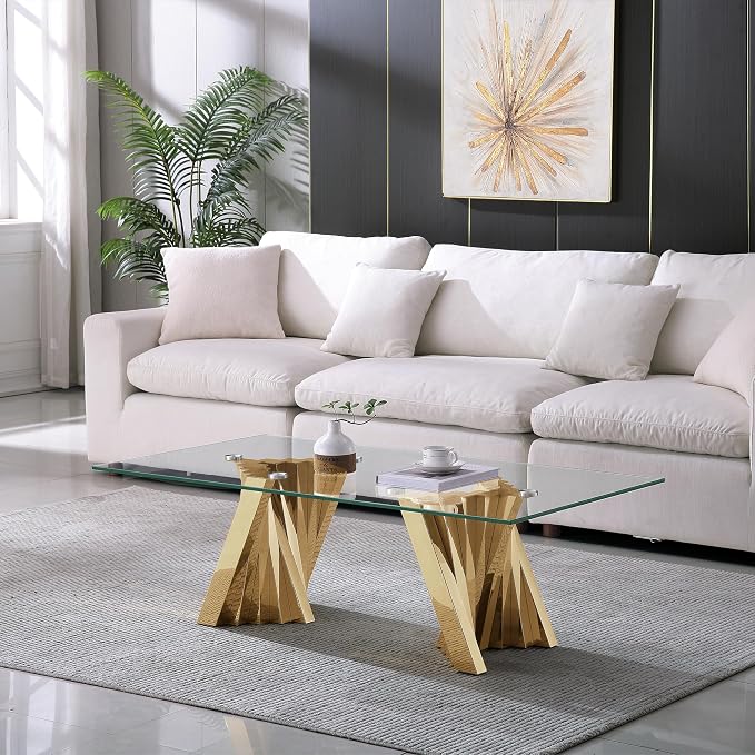Gold Coffee Table