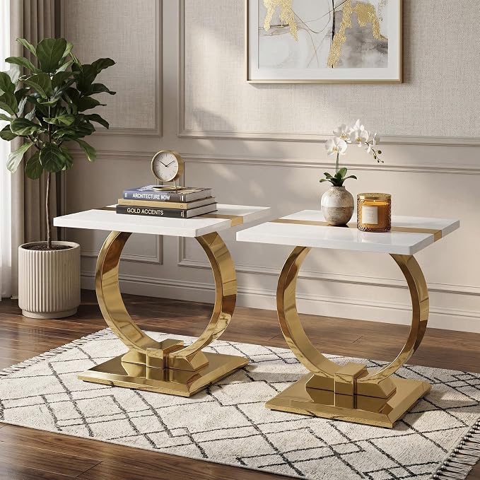 Gold/White