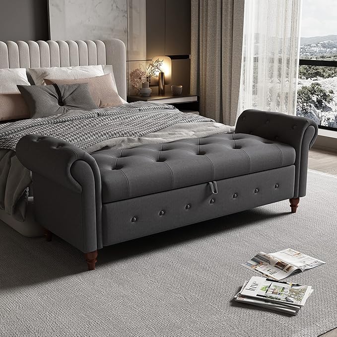 Cotton Linen Dark Gray