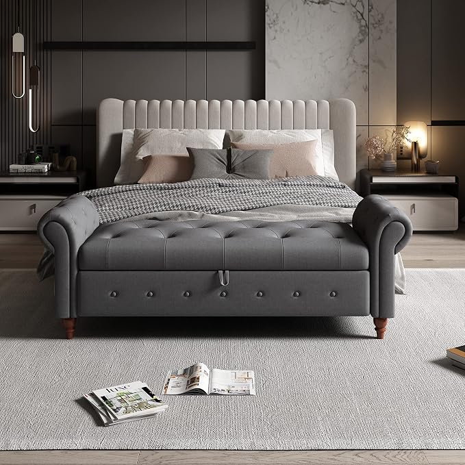 Cotton Linen Dark Gray